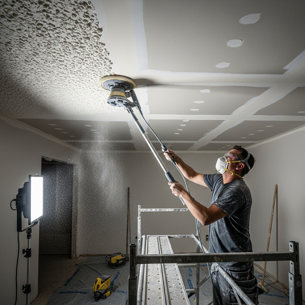 Ceiling Smoothing work in Metro Vancouver
