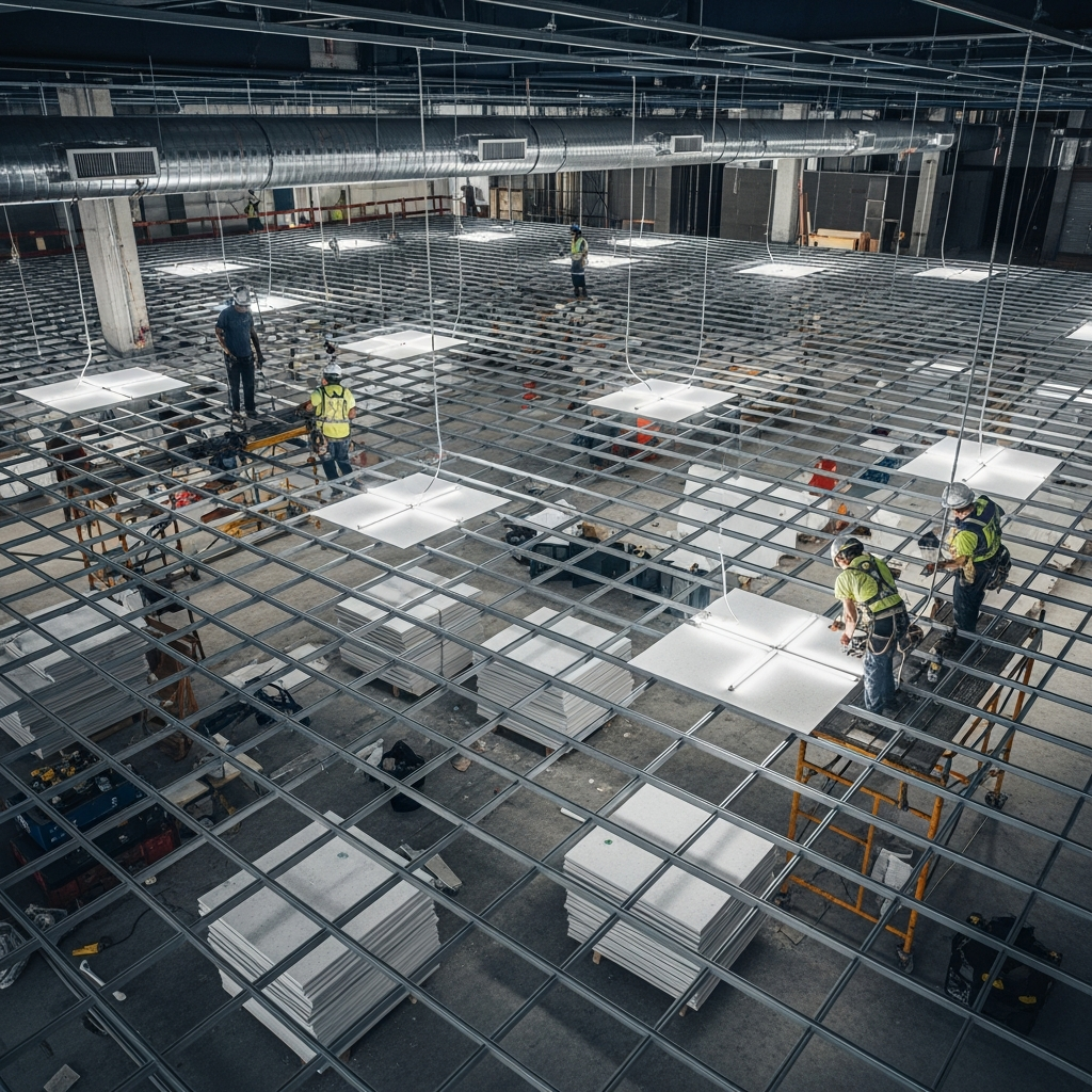 T-Bar & Suspended Ceilings work in Metro Vancouver