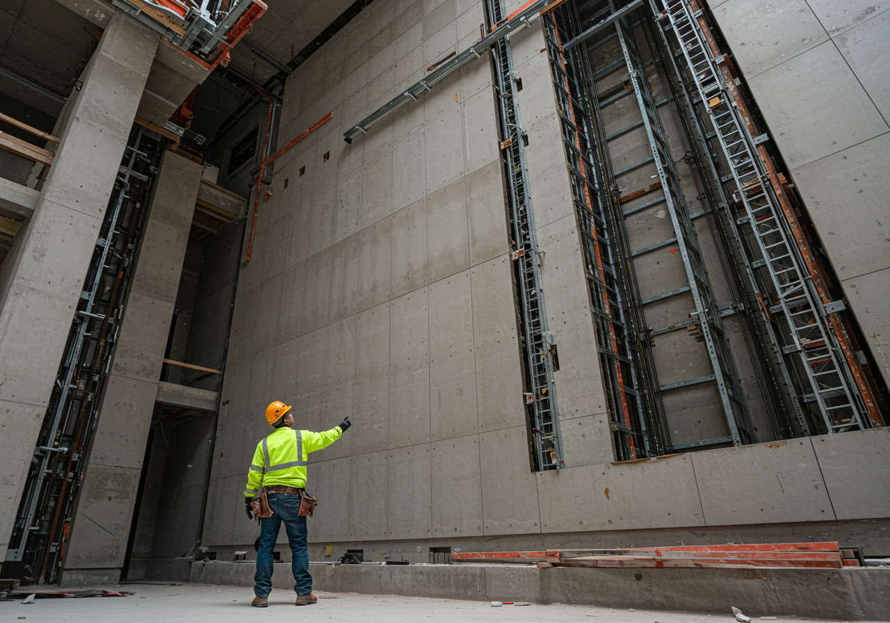 Shaft wall system installation
