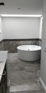Yes Steelstud.ca does bathroom renovations. Our drywall and flooring division makes things go smoothly.